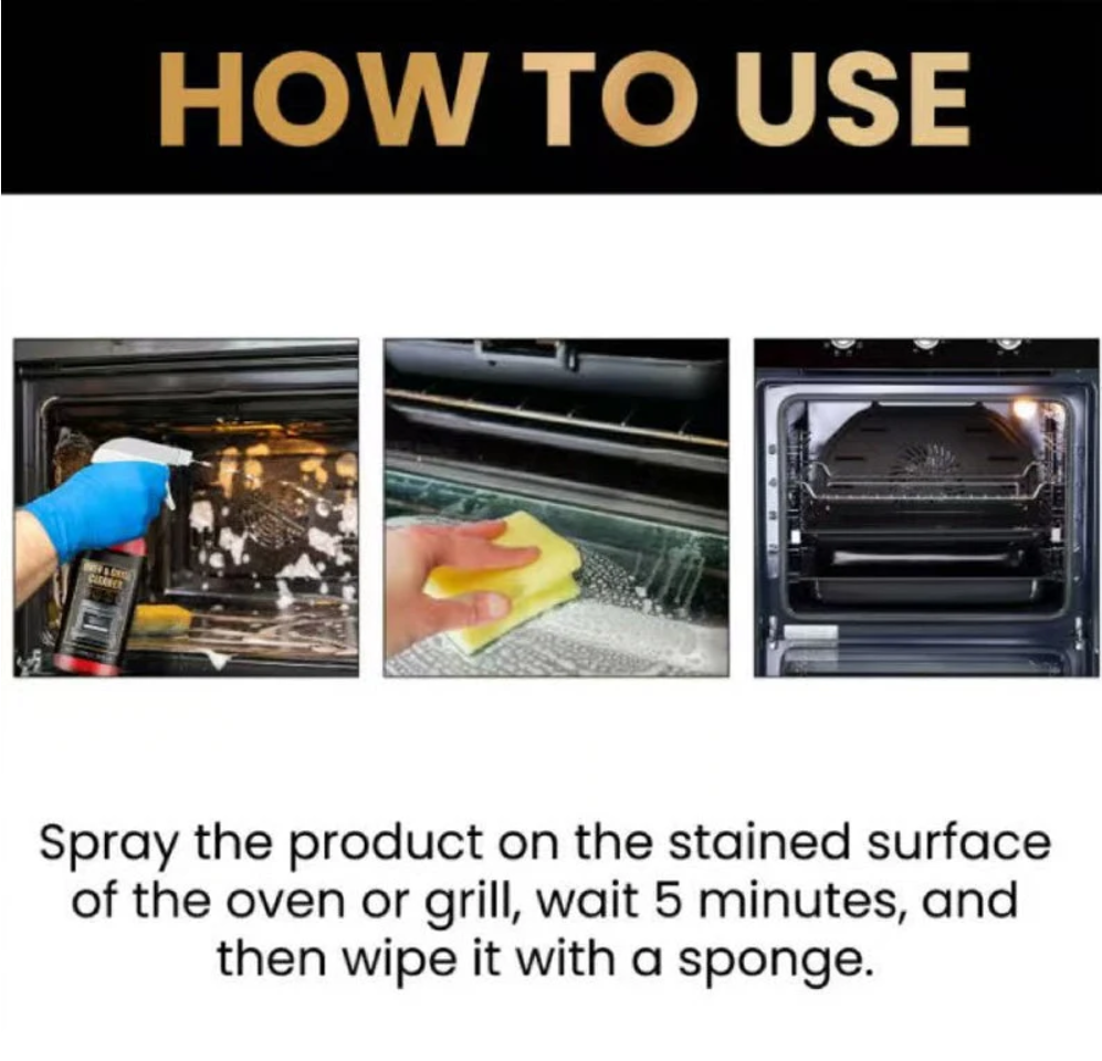 DegreasePro™ – Heavy-Duty Oven & Grill Degreaser Spray
