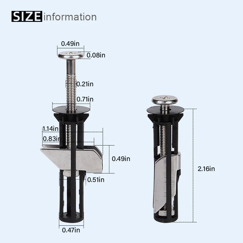 FixSeat™ – Universal Toilet Seat Expansion Bolts