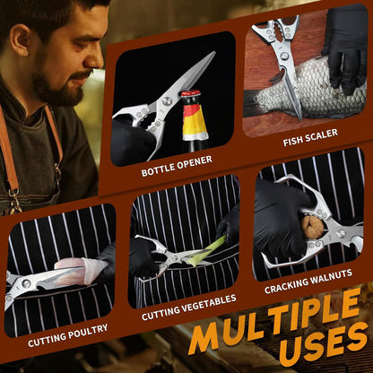 MultiSnip™ - Professional Kitchen Scissors