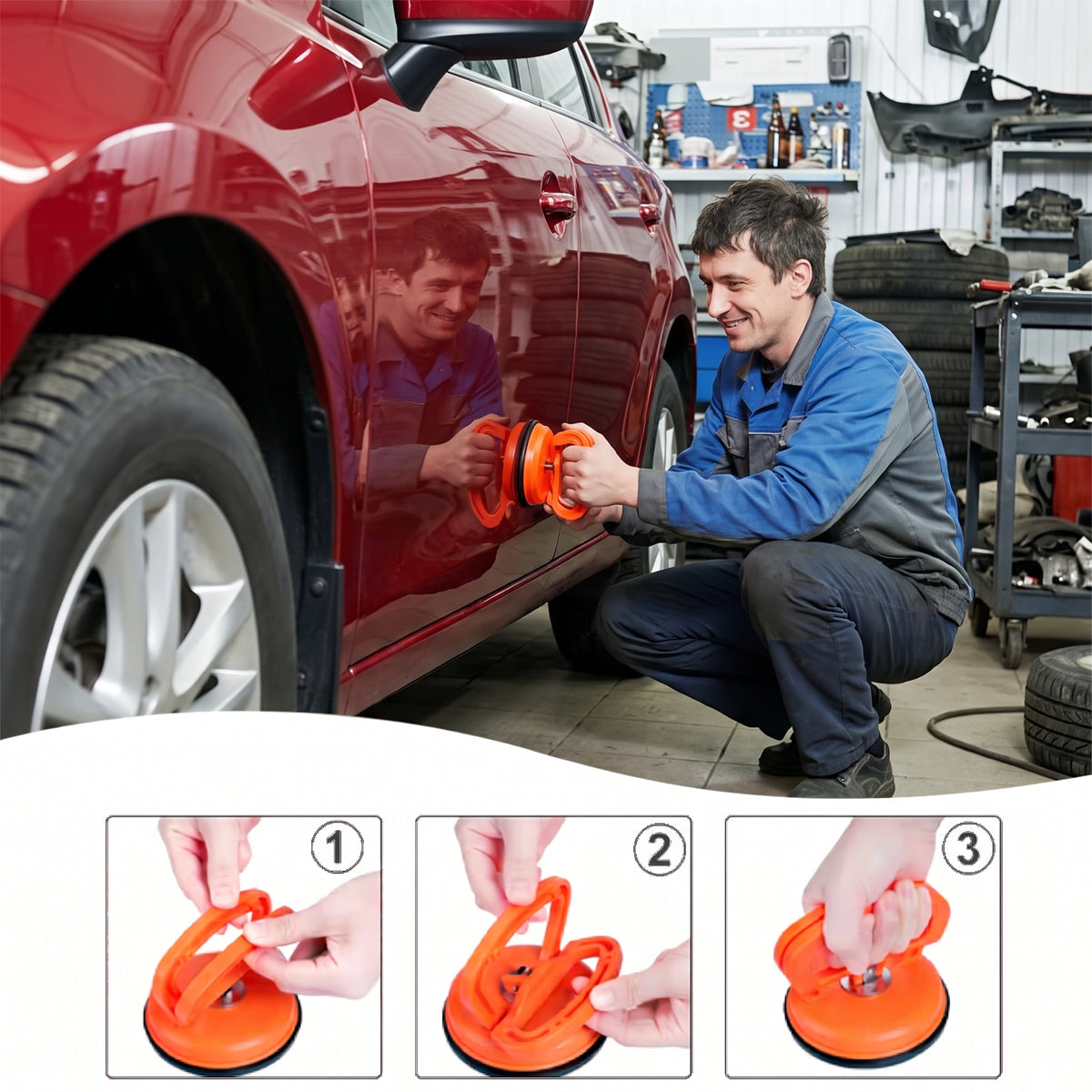 FixDent™ – Portable Car Dent Repair Suction Cup