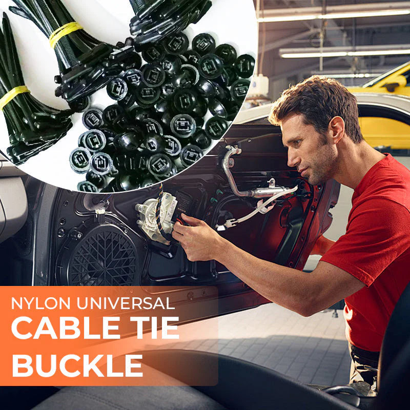 SnapLock™ – Universal Cable Tie Buckle | One-Click Lock, No Screws Needed—Fix Loose Car Parts Fast!