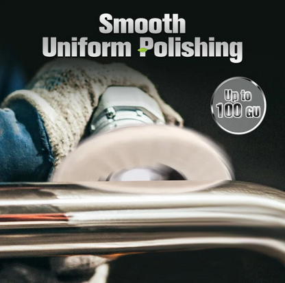 PolishFlex™ – Ultra-Fine Mirror-Finish Wool Flap Disc