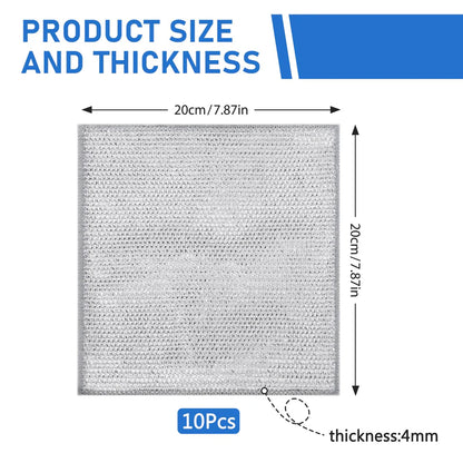 SilverFiber™ - Silver Kitchen Scrub Cloths