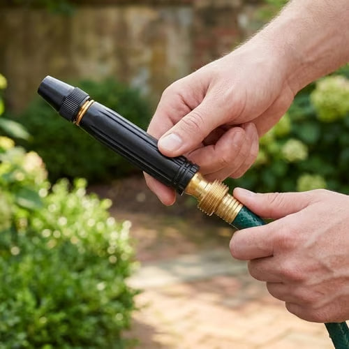 WaterMini™ - High-Pressure Metal Hose Nozzle