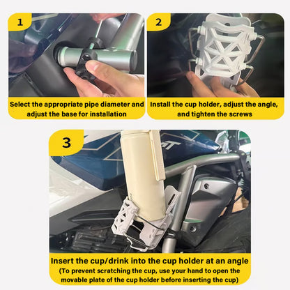 FixCup™ – Universal Rotating Handlebar Drink Holder