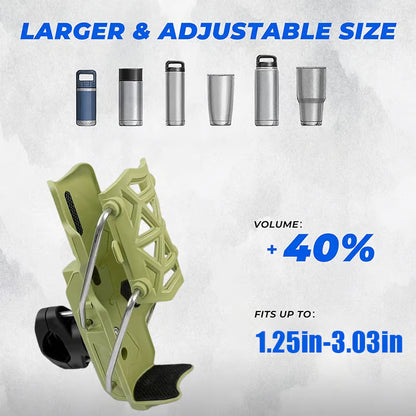 FixCup™ – Universal Rotating Handlebar Drink Holder