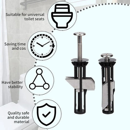 FixSeat™ – Universal Toilet Seat Expansion Bolts