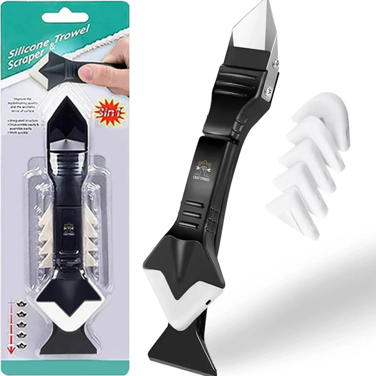 GroutEdge™ – 3-in-1 Silicone Finishing Tool