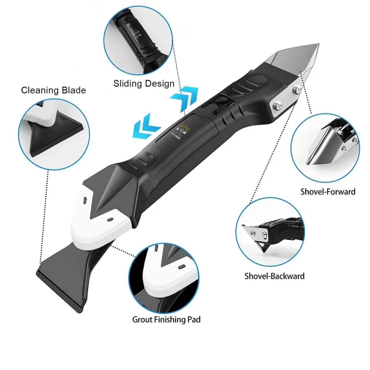 GroutEdge™ – 3-in-1 Silicone Finishing Tool