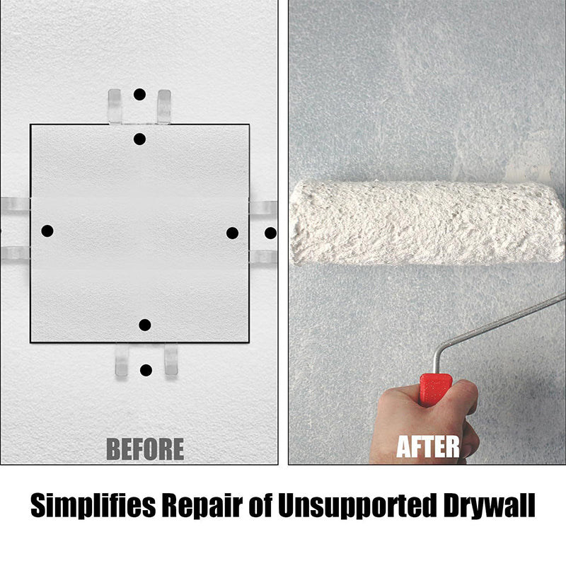 QuickMend Backers™ – Drywall Hole Repair Clips