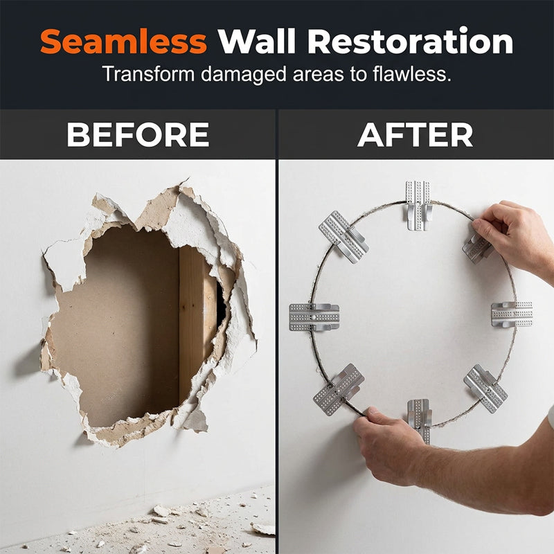 QuickMend Backers™ – Drywall Hole Repair Clips