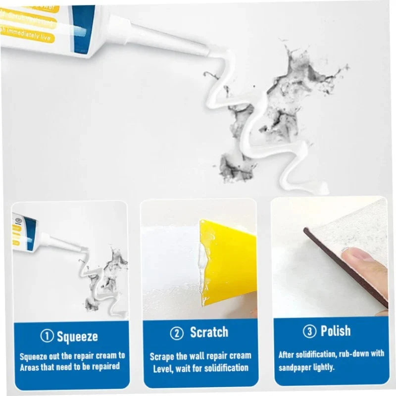 WallFix™ – Quick-Drying Wall Repair Paste & Applicator